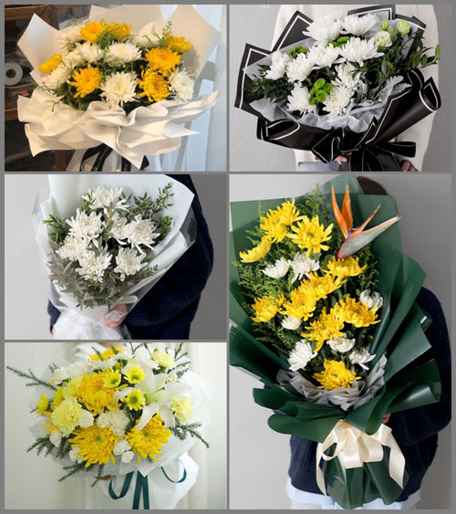 江苏南京-区雄州街道龙虎营社区白事花束代送